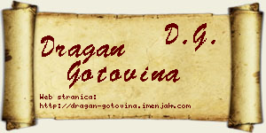 Dragan Gotovina vizit kartica